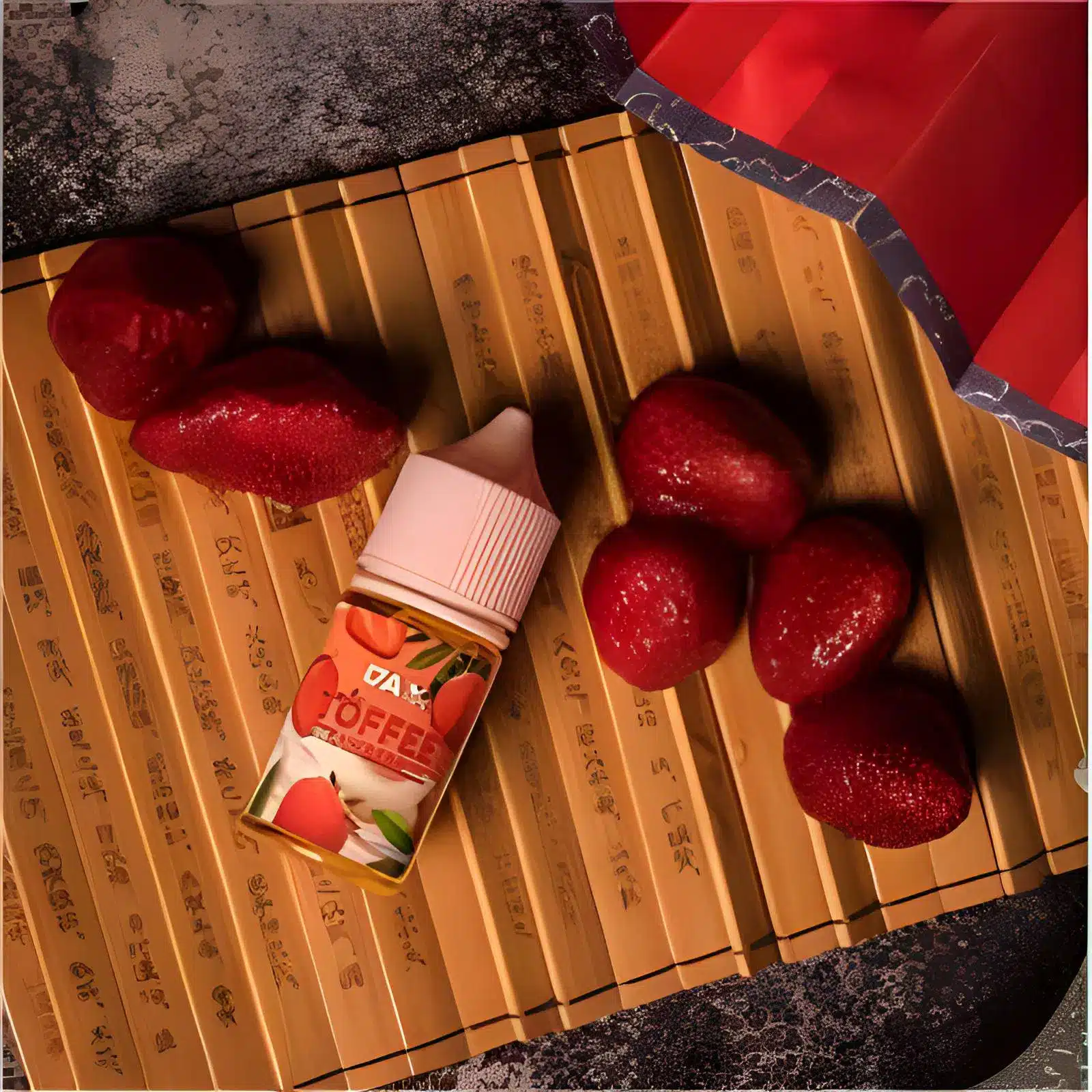 DAVAPE TOFFEE STRAWBERRIES 菸油